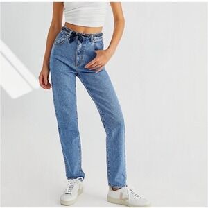 ROLLA'S Dusters High Rise Slim Jeans Size 28‎ Aussie Vintage Style Denim